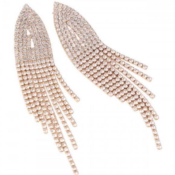 68466 Rhinestone Earrings - Picture 4 of 5